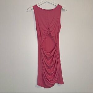 Pink Cut Out Dress Size: M